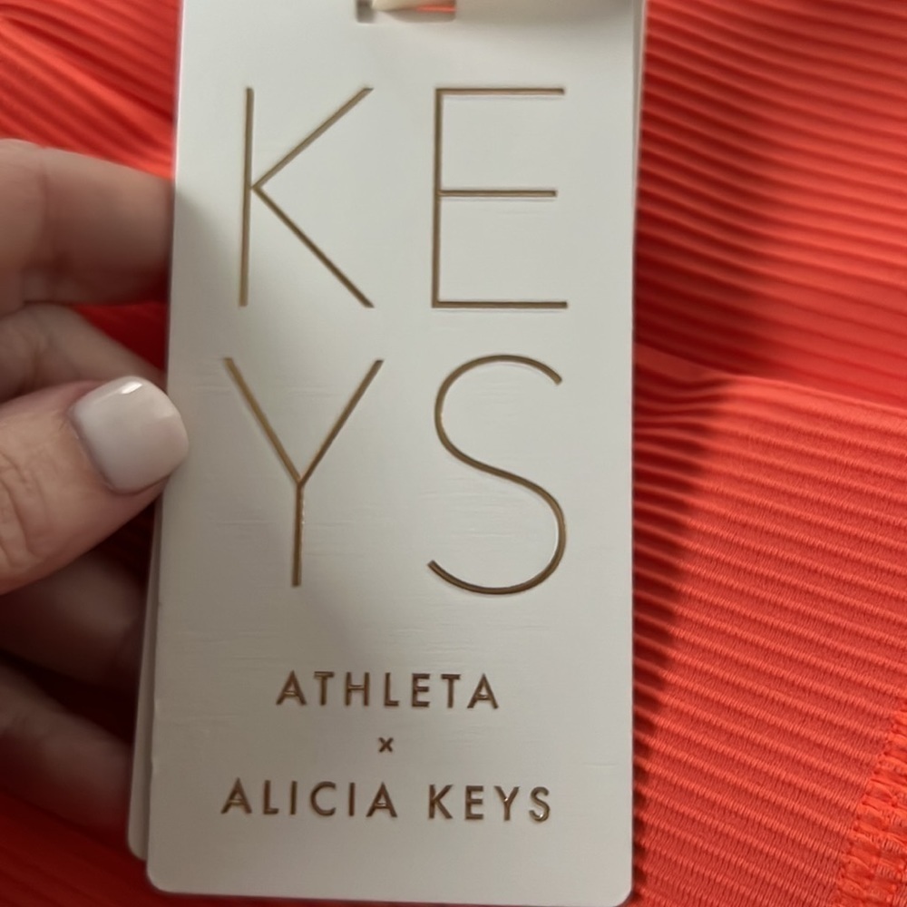 NWT Athleta X Alicia Keys Elation Leggings Sz.1X Melon - Picture 5 of 9